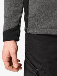 Unisex Fleecejacke Christoph anthrazit-schwarz